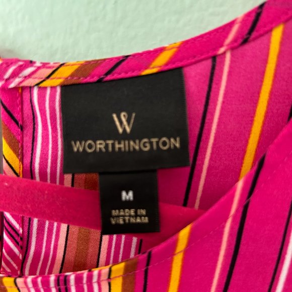 Worthington blouse,  size M, - Picture 2 of 2